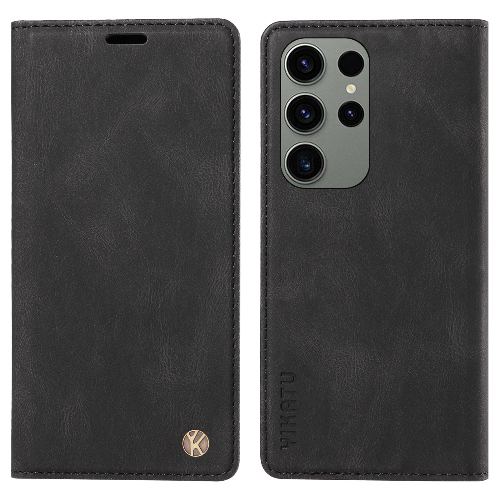 YIKATU YK-004 Lædercover til Samsung Galaxy S23 Ultra Skin-touch Shell Wallet Stand Phone Flip Case YIKATU YK-004 Lædercover til Samsung Galaxy S23 Ultra Skin-touch Shell Wallet Stand Phone Flip Case